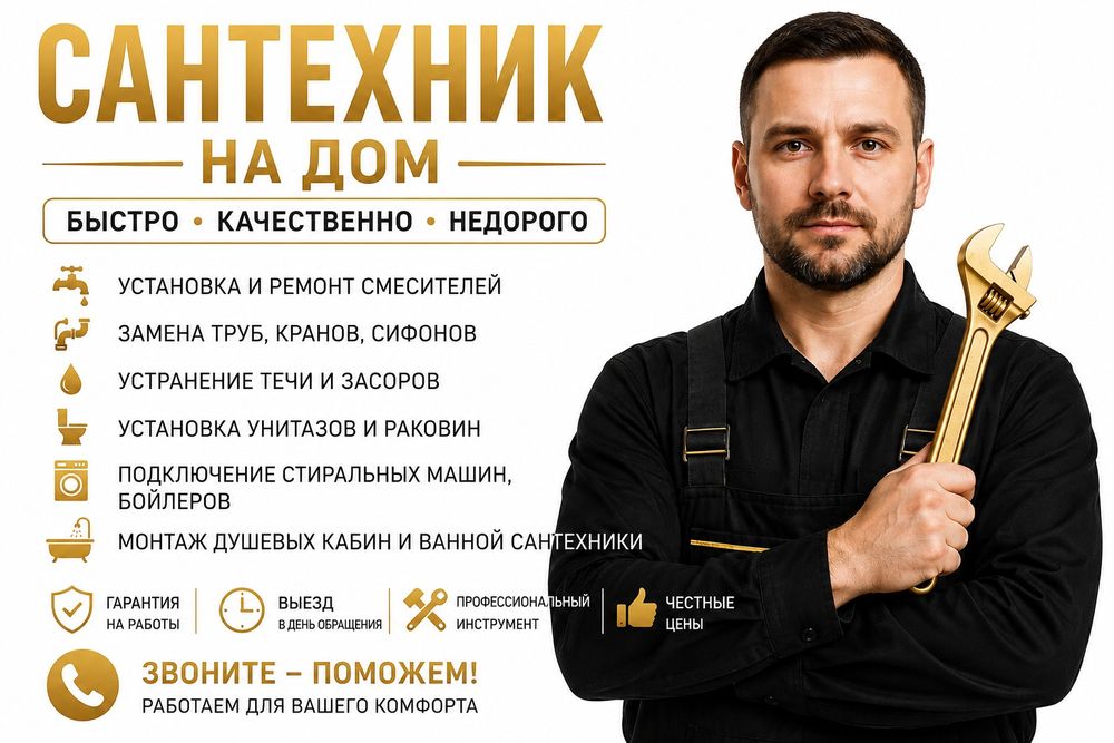 Сантехник 24/7 Павлодар