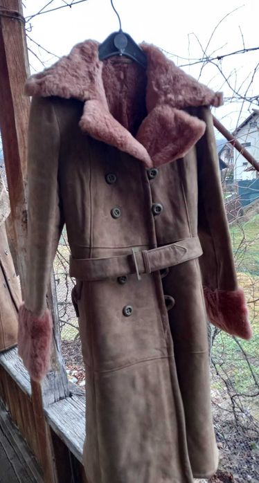 Cojoc alendelon piele si blana naturala nou