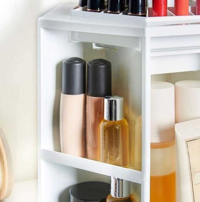 Козметичен органайзер, въртящ се на 360 градуса, капацитет до 70 прод.
