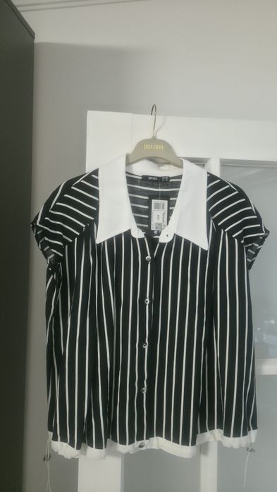 Bluza in dungi alb negru
