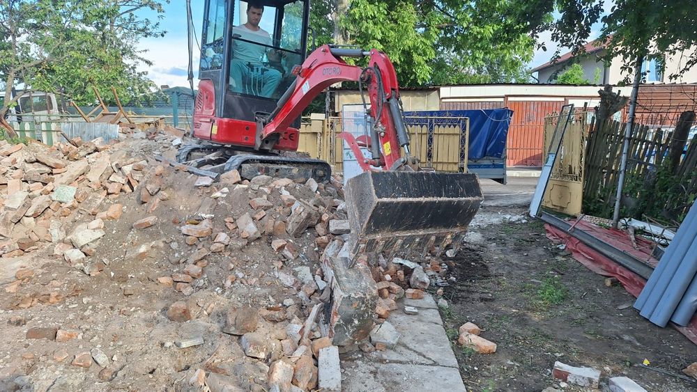 Miniexcavator 2 tone