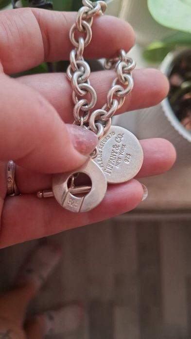 Сребърна гривна Тифани