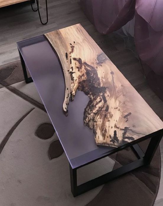 Трапезни маси от масив и епоксидна смола