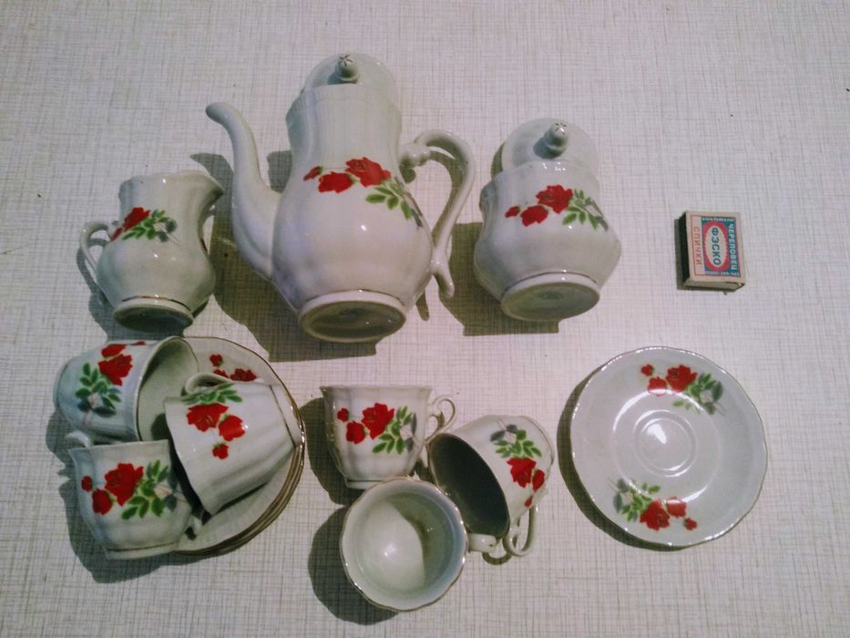 Сервиз кофейный "цветы'