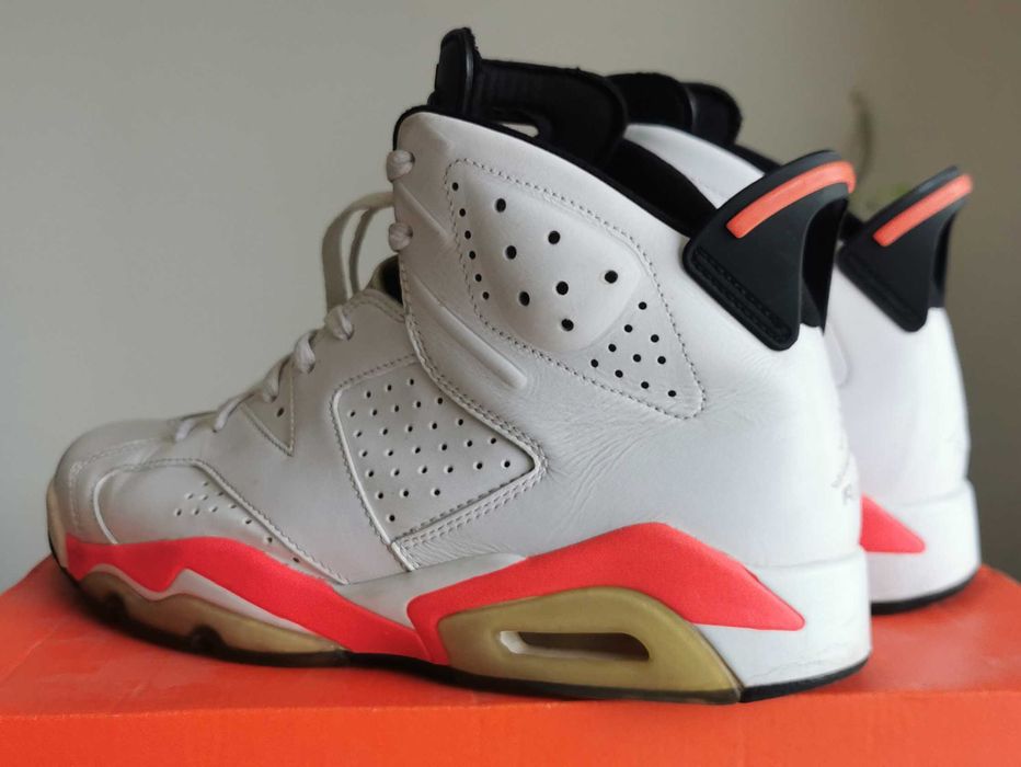 Air Jordan 6 Retro "White Infrared" (2014) | Размер 42.5 | ТОП състояние