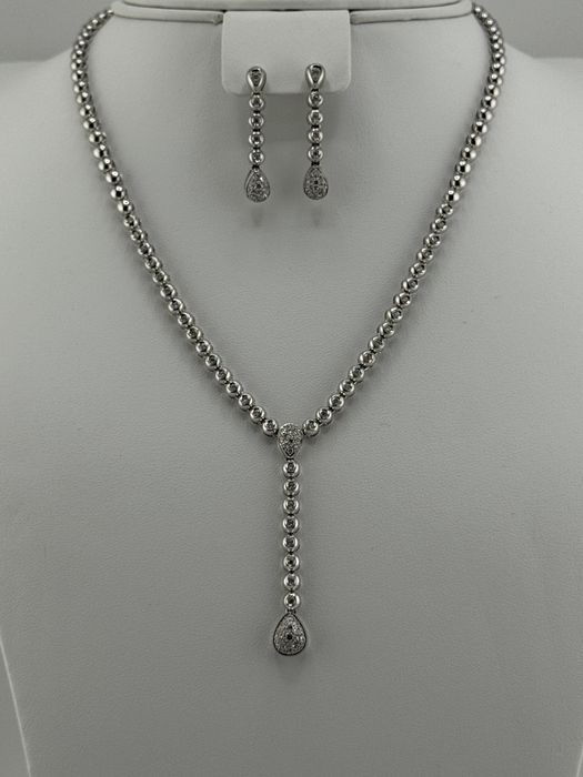 Damiani комплект серьги и подвеска