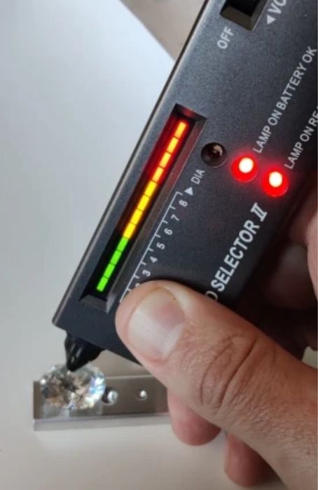 Диамант, мойсанит 10 и 12 карата със сертификат