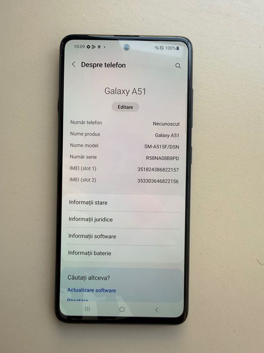 Telefon Samsung A51 Android 13 smartphone ieftin