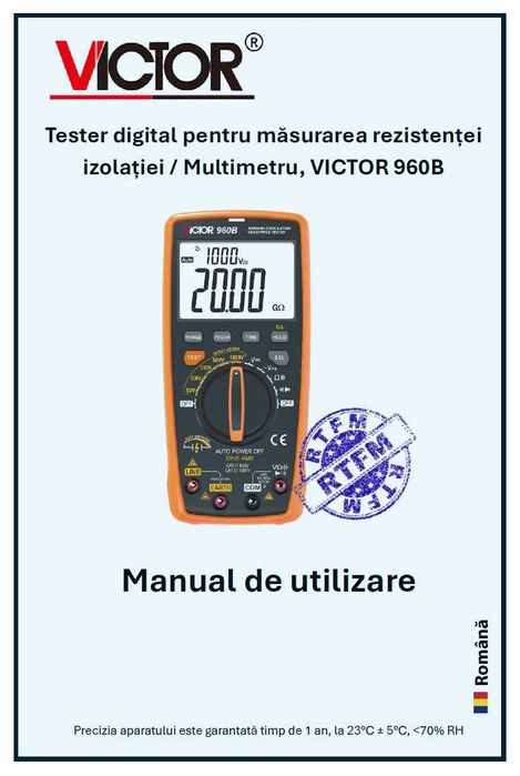 Tester pt. rezistenta de izolatie, Snakol SK-505A și Victor 960B. Megohmetru + multimetru