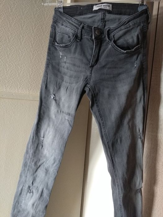 Дамско кафяво яке Sisley и панталони размер S/М