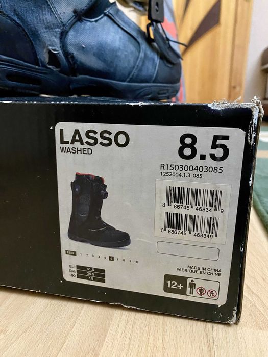 Продаются! Ботинки для сноуборда Ride Lasso Boots 2016 р. 8,5