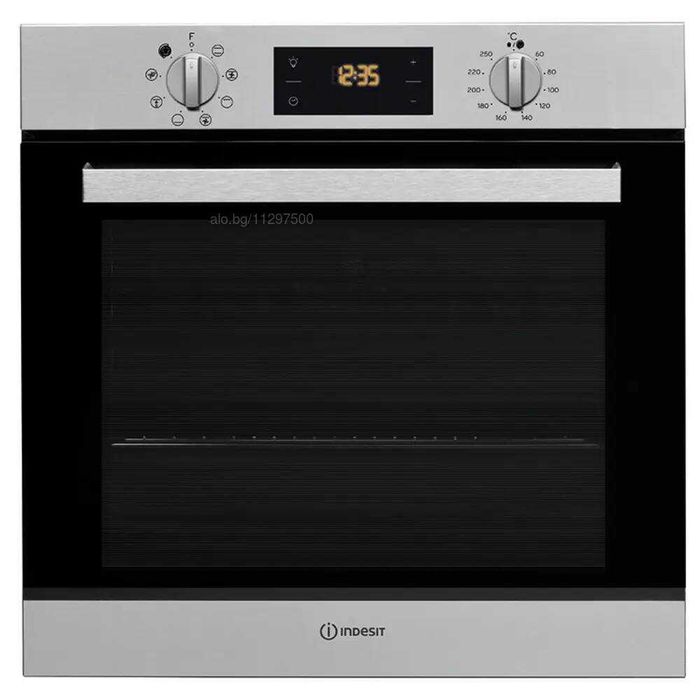 НОВА! Indesit IFW 6544 IX Фурна за вграждане, 71, А, Механично