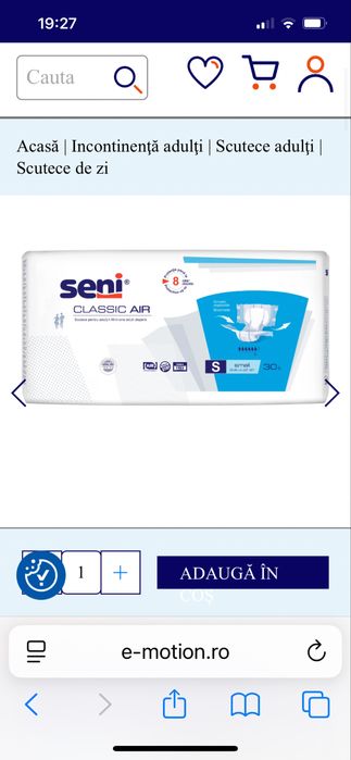 Pampers seni s/m si aleze