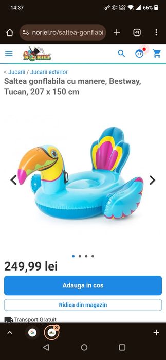 Pasare gonflabila tucan - Bestway