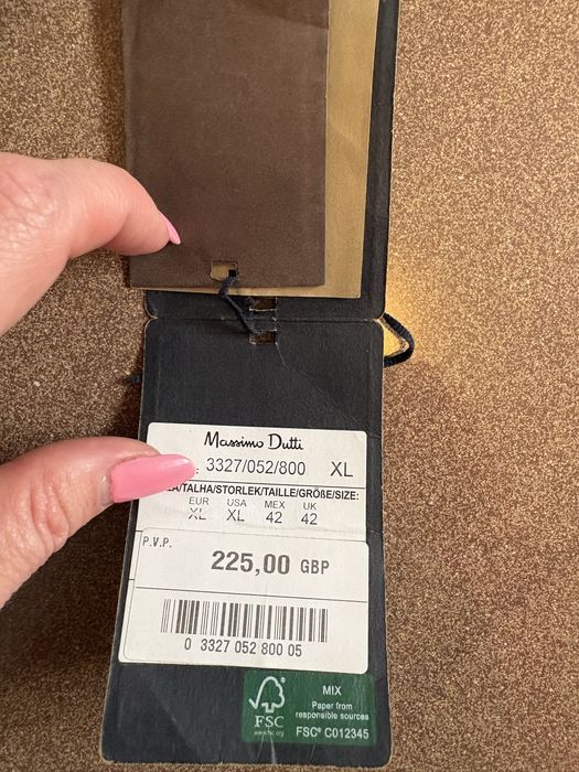 Geaca de piele barbati Massimo Dutti