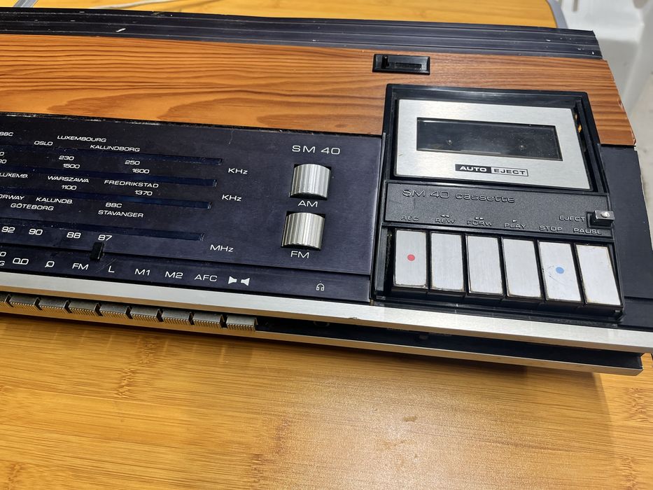 Vand radiocasetofon Radionette vintage