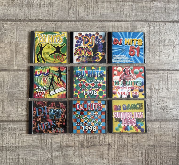 Lot 9 cd-uri muzica eurodance Dj Hits