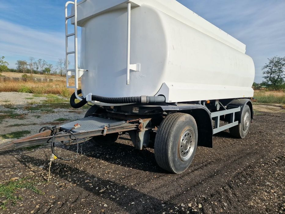 SUPER PREȚ  Remorcă cisternă 18000l aluminiu  pe perne  ! Pentru  agricultură    transport  apă  UAN