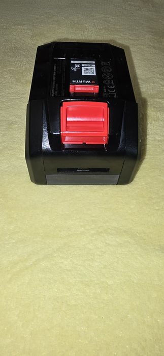 Acumulator Li-ion Würth Master de 18 V/5 Ah, din seria M-CUBE.