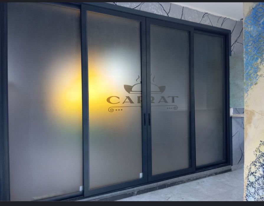 24/7 Тонировка хизмати Реклама Наклейка Матовий туманка Сифат Кафолат