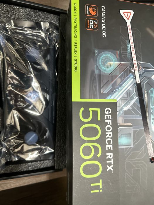 (ПОЧТИ НОВАЯ) RTX 5060 Ti Gigabyte Gaming OC 8GB GDDR7, RTX 50 Series