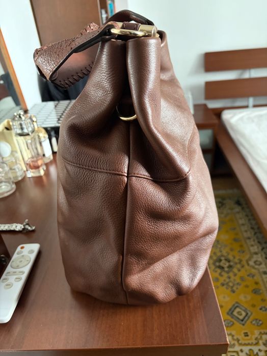 Geanta piele Massimo Dutti