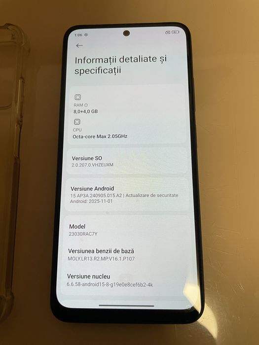 Xiaomi  Redmi Note 12S, 8GB RAM, 256GB, Black
