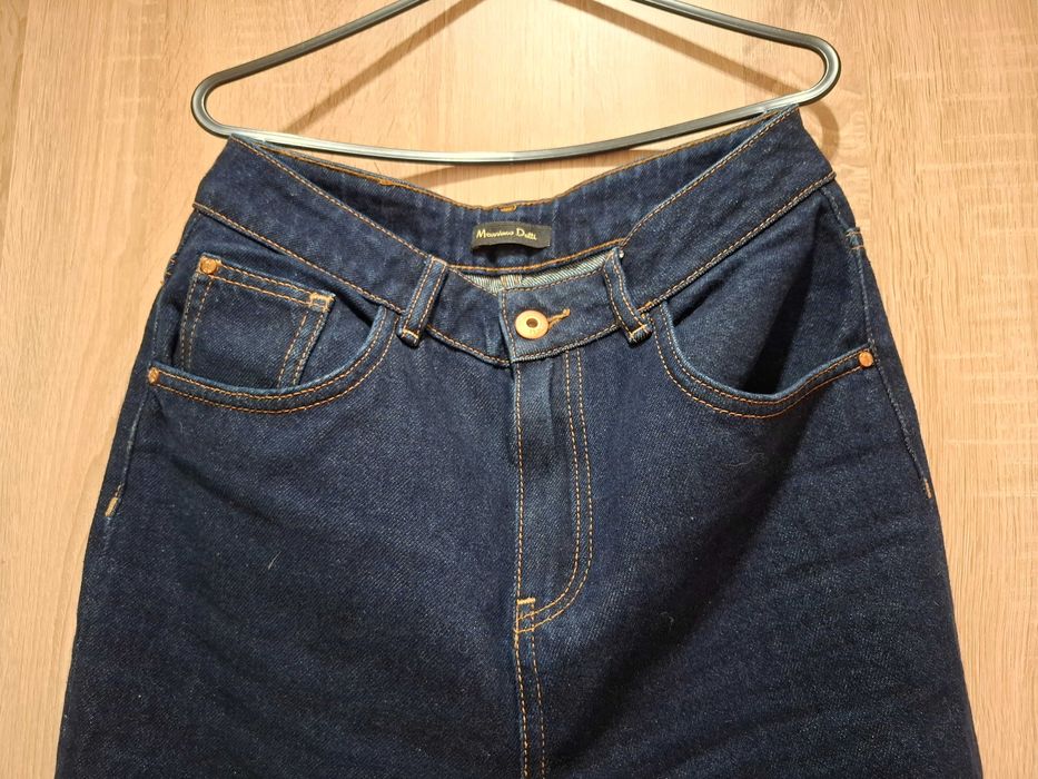 Тъмно сини дамски дънки Massimo Dutti