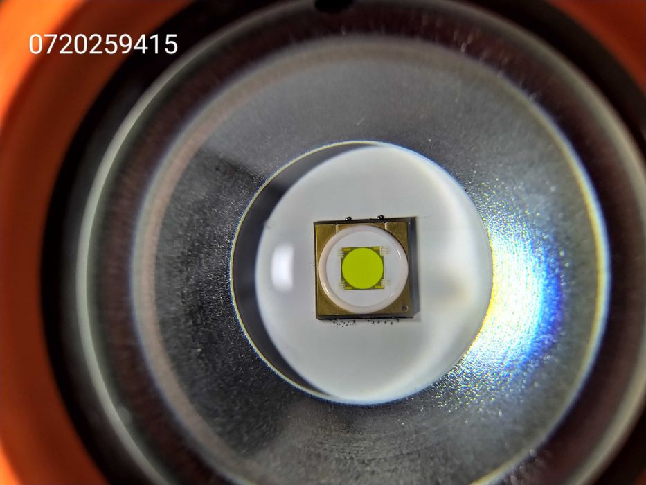 Lanterna Frontala cu led tip laser M80 de putere mare 3 km, model 2025