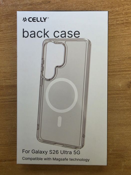 Carcasa Celly Protectie Spate Transparenta Magsafe Pentru Samsung Galaxy S26 Ultra