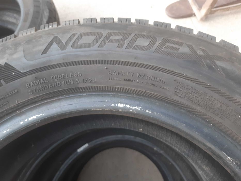 Бусови гуми NORDEX и MATADOR M+S 195/75 R16C грайфер 4-6мм 6 бр.