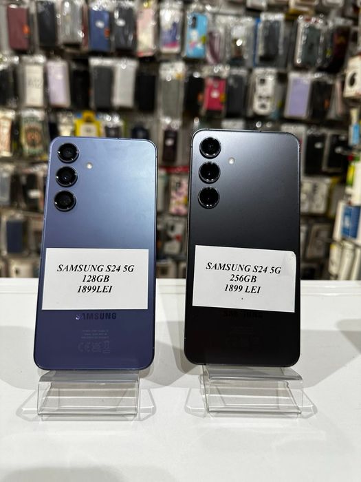 iSellStore Vâlcea: Samsung Galaxy S24 5G Purple / Black  - 128GB