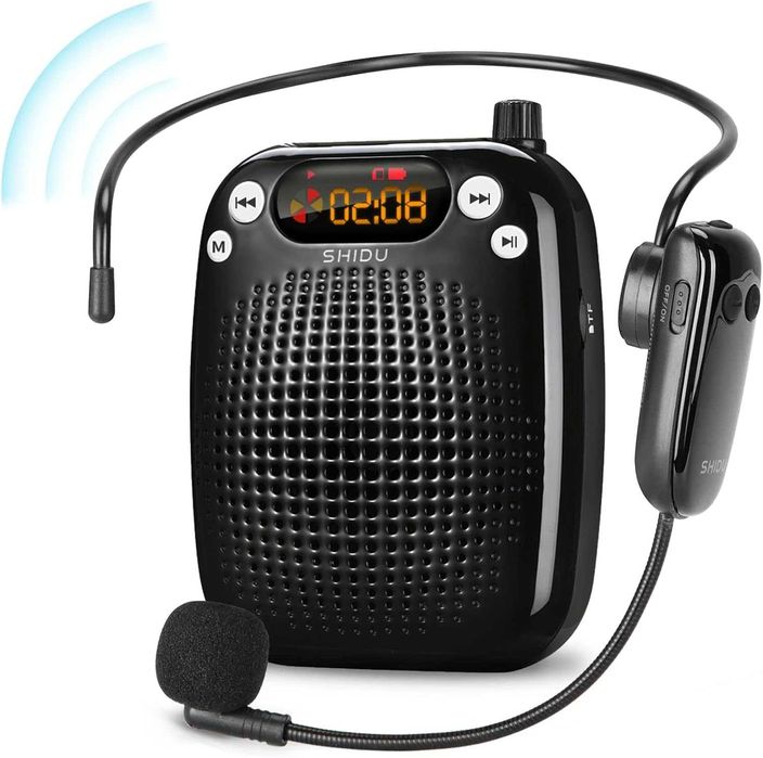 SHIDU S611 Voice Amplifier – гласов усилвател с безжичен UHF микрофон