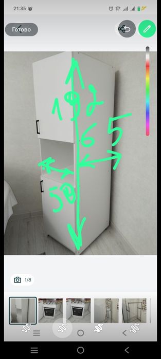 Продам белый шкаф в отличном состоянии