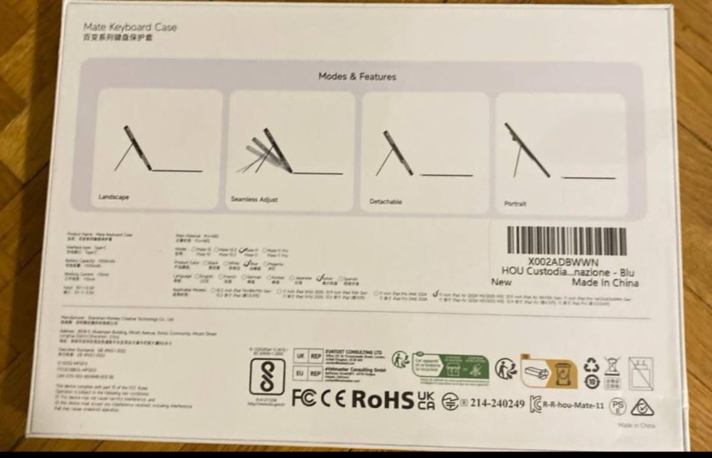 Husa cu tastatura pentru iPad Air 11 , nou