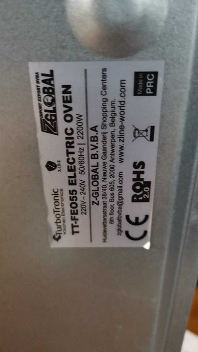 cuptor electric convectie turbotronic - ca NOU ! 55litri