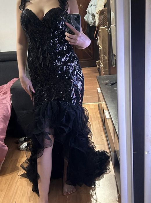 Rochie lunga cu trena