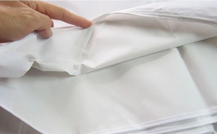 Cort pavilion pliabil 3×3 alb cu pereti