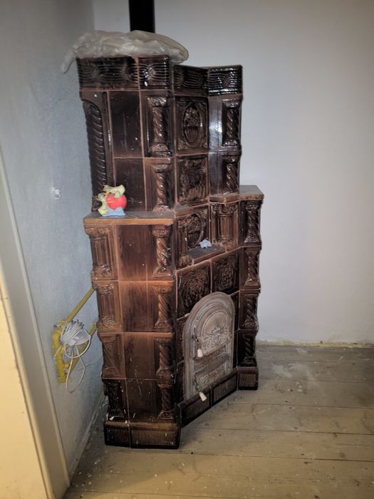 Sobă teracotă lemne și gaz