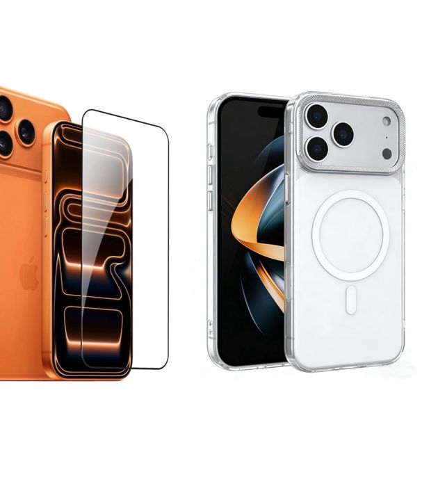 Iphone 17 PRO MAX Husa Magnetica Protectiv + Folie Sticla Perfect Cove