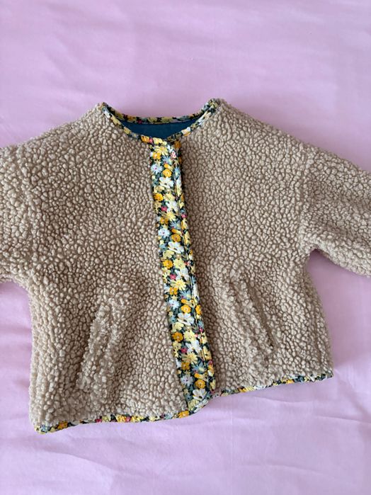 Детско дънково яке Zara - двулицево + подарък