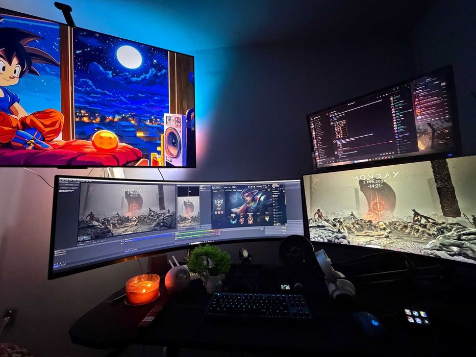 PC Gaming/Editare RTX 3090GB 24g Ryzen 7 5800x3d 64 GB RAM DDR4 2TB SS