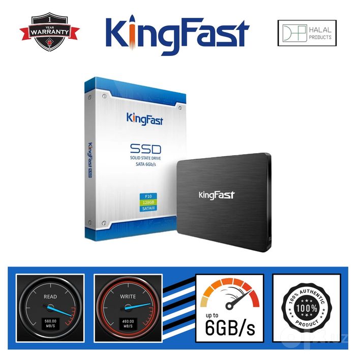 KingFast 128GB SATA III 6GB/s SSD