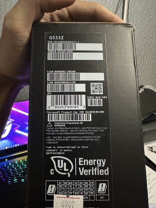 ASUS ROG strix G513 SCAR