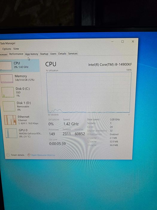 PC Editari/Gaming I9 14900k, 32gb DDR5, Rtx 5070, Aio, NZXT, etc !