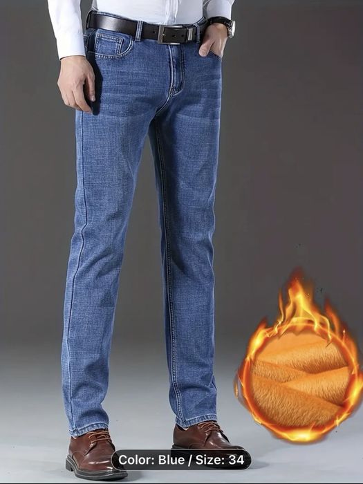 Blugi noi cu captuseala de iarna