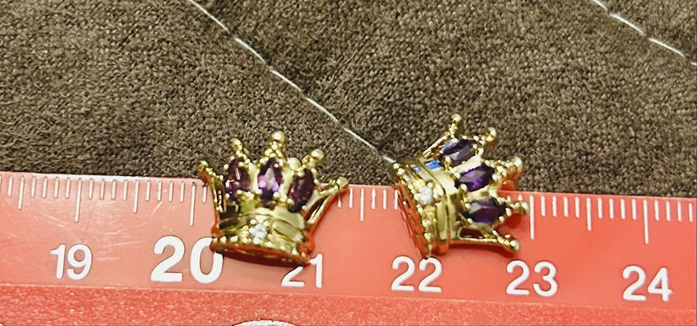 Piese de colecție: Cercei din aur 14K, Franklin Mint