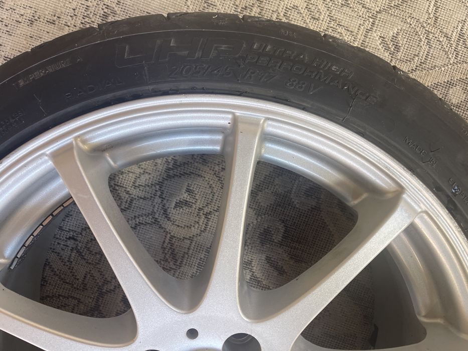 Jante dezent 17’’ 5x112 + anvelope vara. stare buna, originale