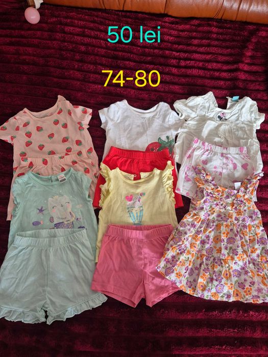 Hainute fetita 74-80 impecabile