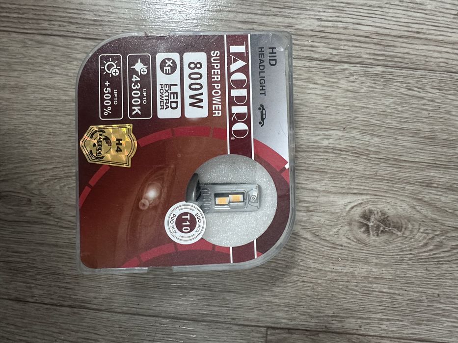 LED фары на авто H4